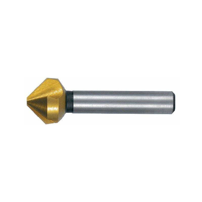 

Avellanador DIN 335C 90 grados D.5.3mm HSS TiN Z.3 vástago D.4mm - Ruko