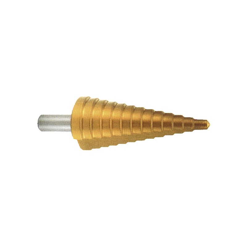 

Brocas escalonadas HSS TIN Escalonada | Gama taladro 20-30; Largo 93 mm