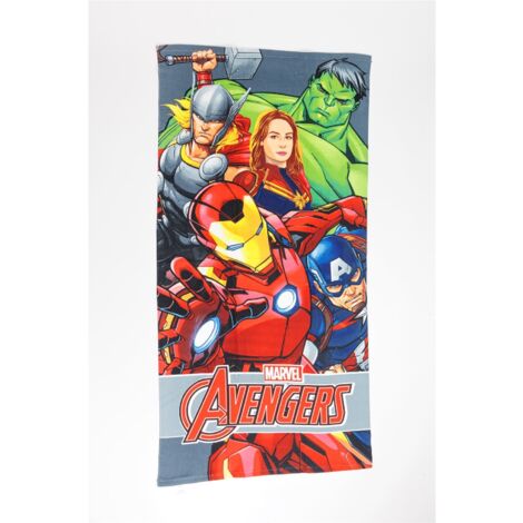 Avengers Strandtuch – 140x70 cm, 100% Polyester für Superhelden-Fans