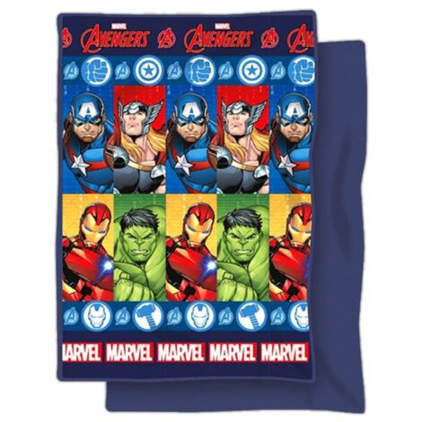 Avengers Tagesdecke 150x250 cm Marvel Steppdecke für Kinderzimmer