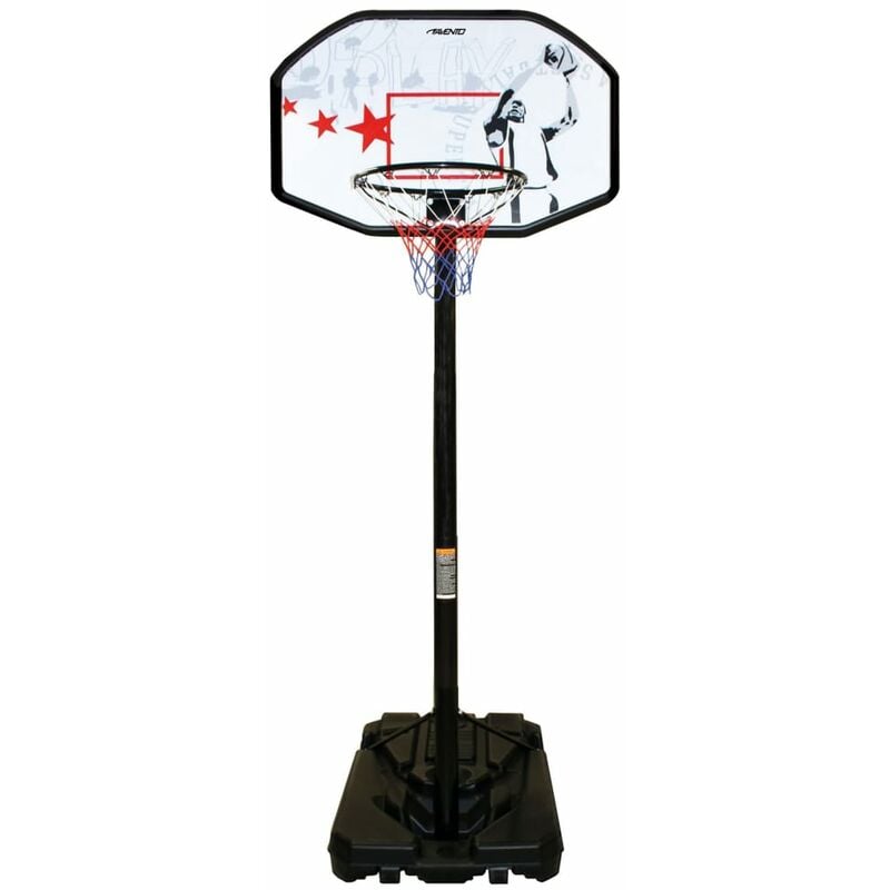 

Avento Canasta de baloncesto ajustable Fast Break negro, blanco y rojo