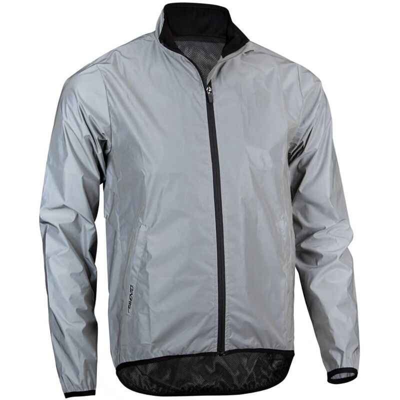 

Avento Chaqueta de correr reflectante para hombre S 74RC-ZIL-S - Plateado
