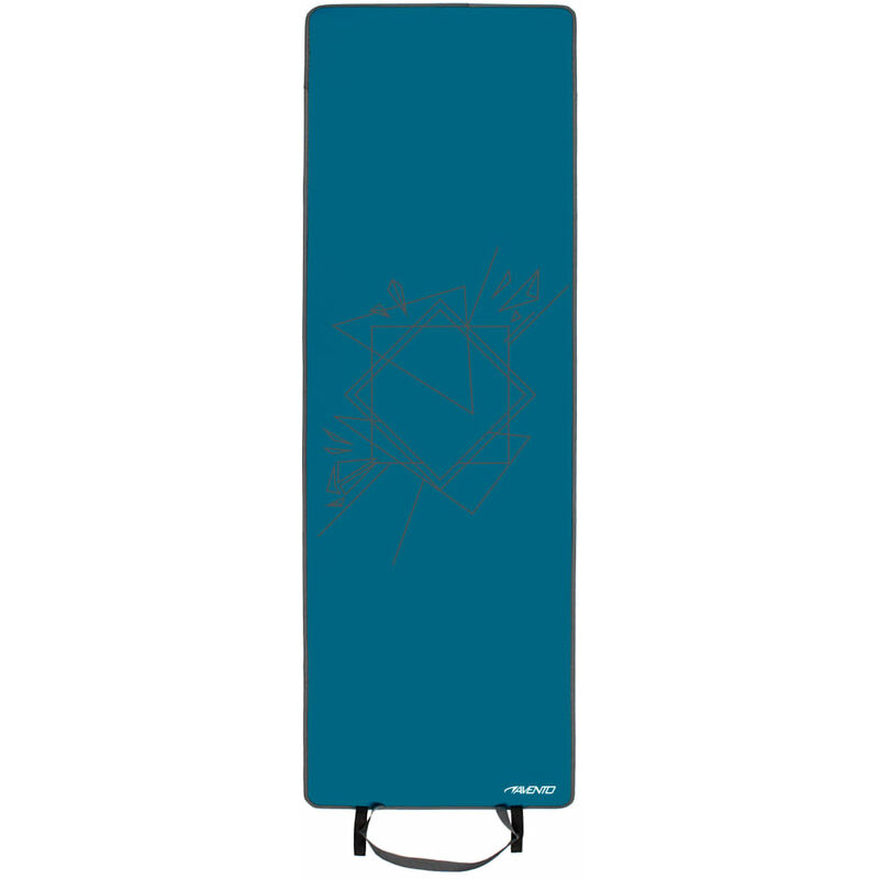 

Avento Esterilla de fitnes de neopreno con estampado azul y gris
