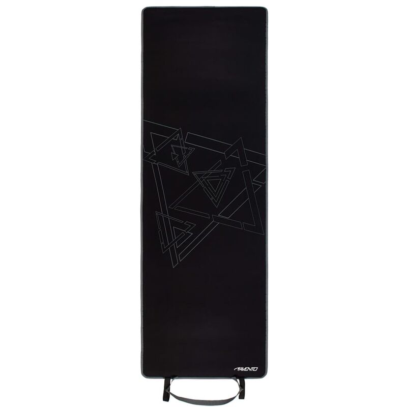 

Avento Esterilla de fitnes de neopreno con estampado negro y gris