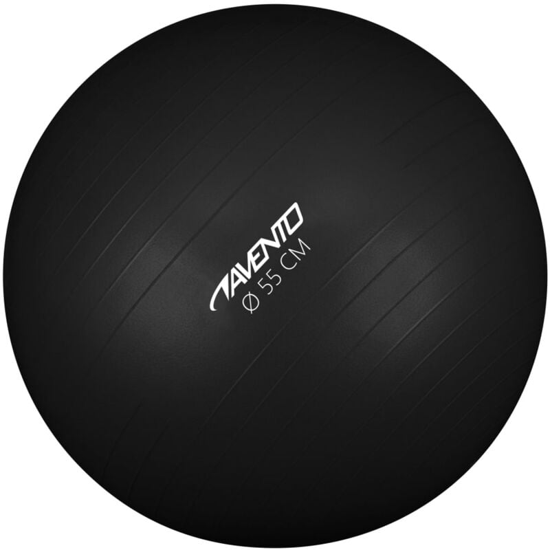 

Pelota de Fitness/Gimnasio Diámetro 55 cm Negra - Negro - Avento