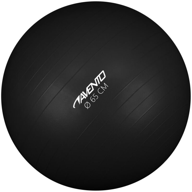 

Avento Pelota de fitness/gimnasio 65 cm diámetro negra
