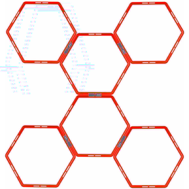 

Rejilla de agilidad hexagonal 6 piezas - Naranja - Avento