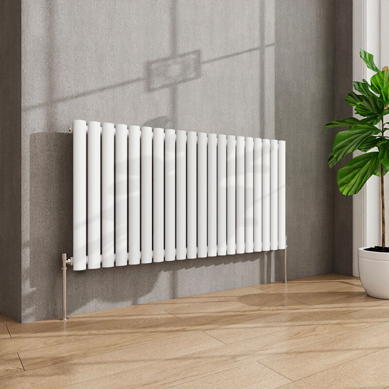 Image of AVER-GROWTH White Radiator Horizontal Oval Column&hellip;