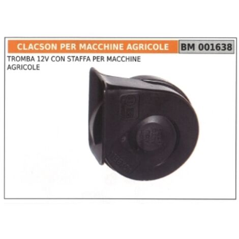 Avertisseur 12V avec support pour machines agricoles code 001638