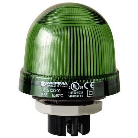 Avertisseur optique Werma Signaltechnik 815.200.00 12 - 240 VAC/VDC flash IP65 1 pc(s) S63946