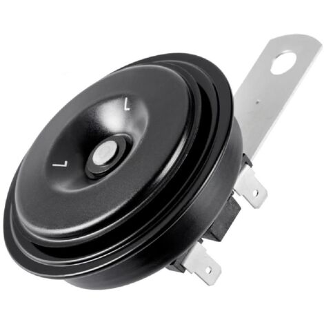 AVERTISSEUR RING ELECTROMAGN COMPACT DIAMET 77MM 12V NOTE BASSE 350HZ