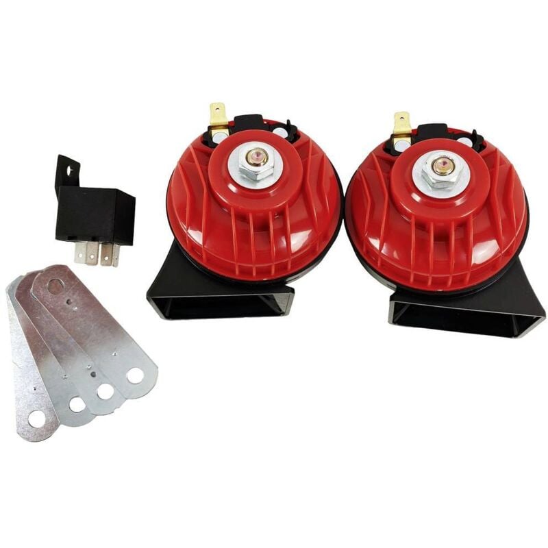 Avertisseur sonore avec compresseur 2 sons HP Autozubehör 10710 Nostalgie 12 V