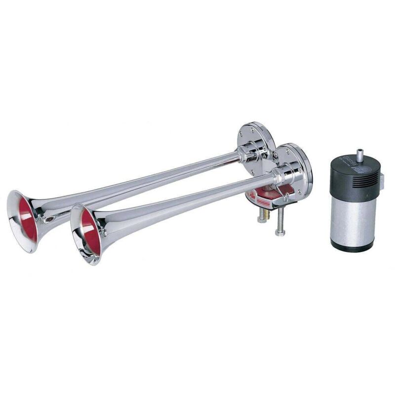 Hp Autozubehör - Avertisseur sonore avec compresseur 2 sons 10912 Truck 2 12 v C34169