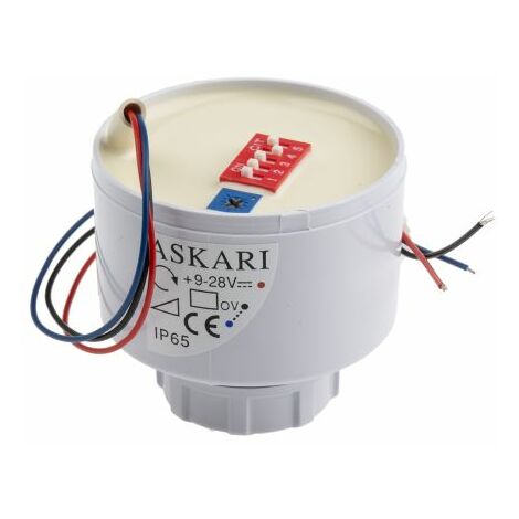 Avertisseur sonore Blanc Eaton série Fulleon Askari Panel, 9  28 V c.c., 100dB IP65 ( Prix pour 1 )