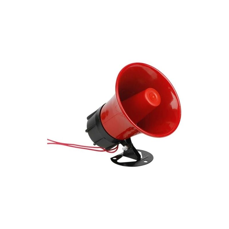 XVX - Avertisseur sonore pour sirène, 220V Haute Puissance 30W, 130 décibels, Propagation sur de Longues Distances, Facile à Utiliser, avec Support