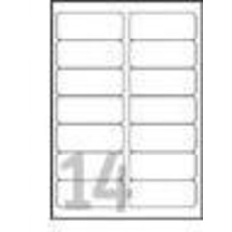Avery Clear Address Label - Laser - L7563 Trasparente