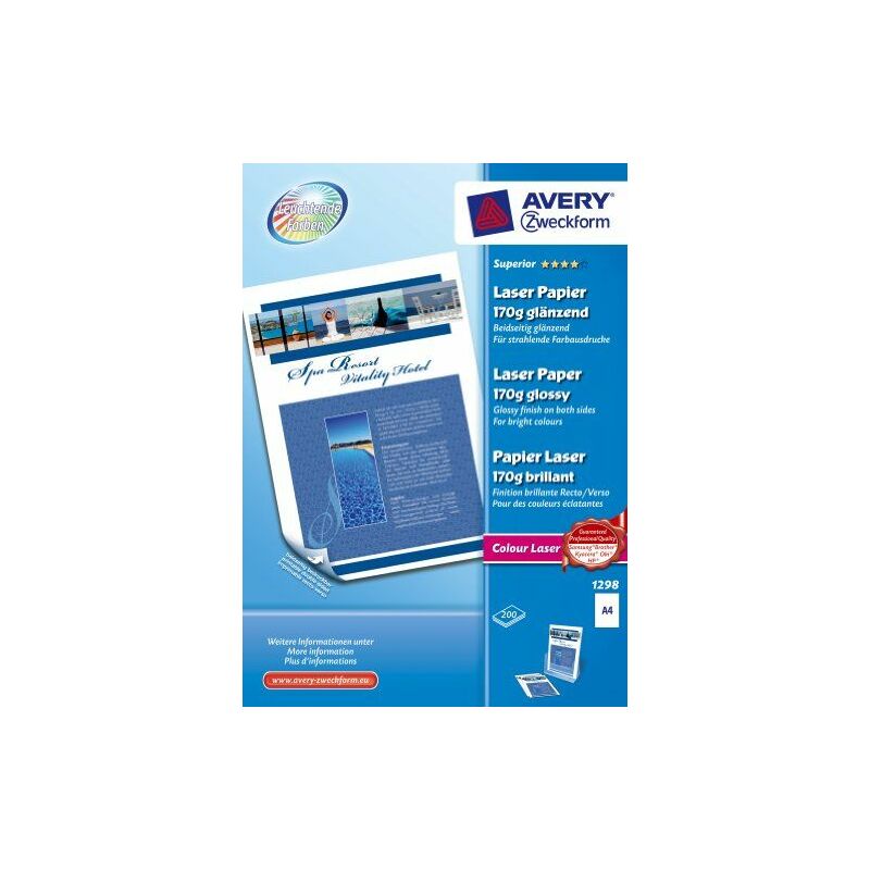 

Premium Colour Laser Photo Paper 170 g/m² - Avery