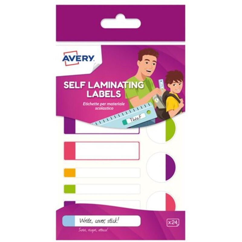 Avery Waterproof Labels 86x17 NN White PK24
