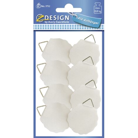 Avery Zweckform Atelier Attacco adesivo bianco 8 pezzi