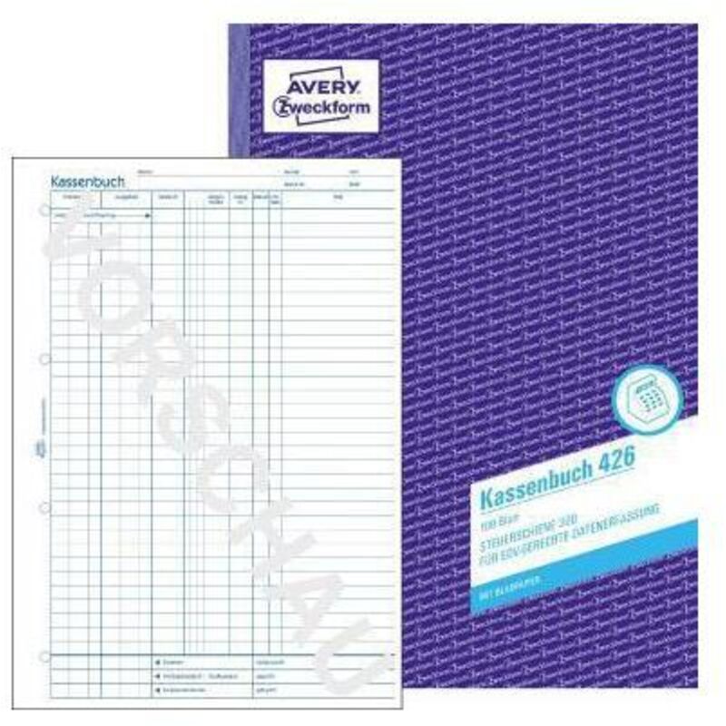 Kassenbuch 426 A4 edv 100 Blatt
