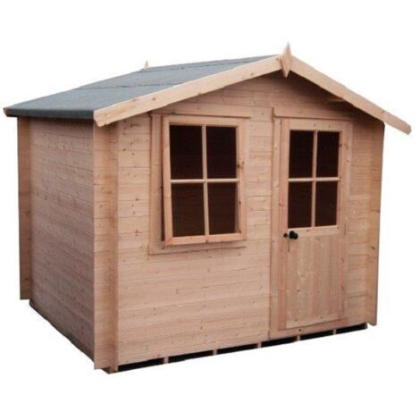 Avesbury Log Cabin Home Office Garden Room Approx 9 x 9 Feet
