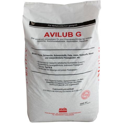 Avia Ölbinder Avilub G Sack 13 kg Chemikalienbinder Ölbindemittel Granulat