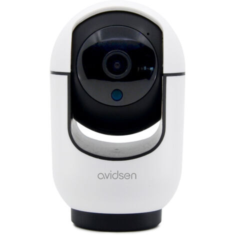 Avidsen – Caméra de surveillance intérieure motorisée 2,5K – Vision nocturne 10m – Couverture 355° – Détection de mouvement – 127155