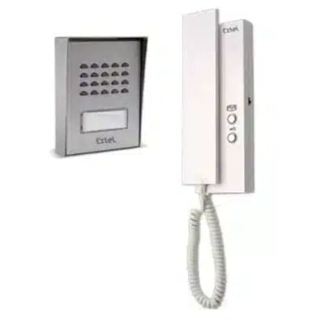 Avidsen easy bus 3 kit d'interphonie intercom+panneau de boutons externes - 710013