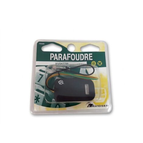 AVIDSEN - Parafoudre ligne téléphonique - RJ11 avec terre - Protection équipements ADSL et Fax - Voir photos