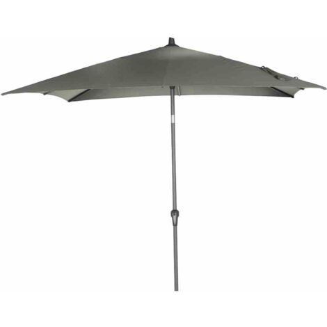 Avio Mittelstockschirm anthrazit/olive 250x250cm Gestell Alu anthrazit, Streben Stahl, Bezug 100% Polyester, 220g/m² olive, Lichtschutzfaktor UPF 50+