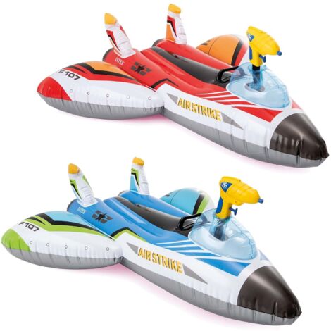 Avión inflable con cañón INTEX 57536 rojo