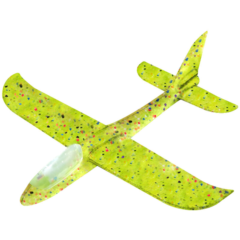 

Aviones Flying Glider, con luz LED de flash, 18.9 ',verde