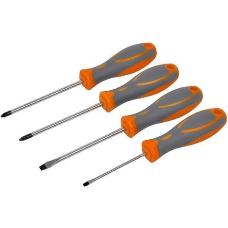 AVIT - 4 tournevis cruciforme PZ et plat