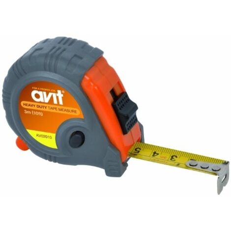 Avit AV02010 metro a nastro in acciaio 3 m auto-retraibile