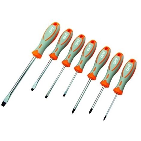AVIT Officina e meccanica Kit cacciaviti 7 parti Taglio, Plus / Minus