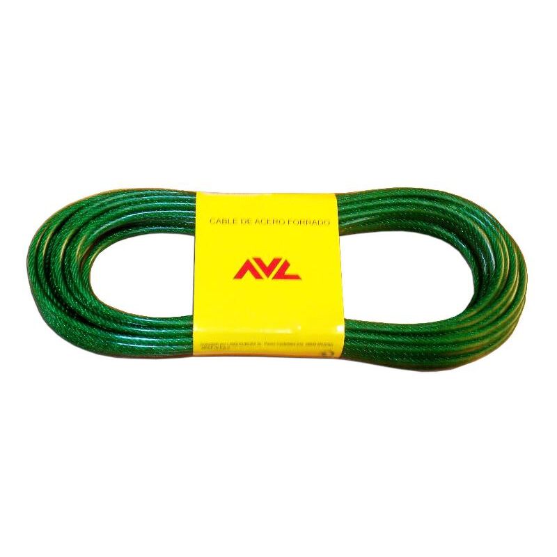 

MIBRICOTIENDA avl cable acero 3.5 mm plastificado verde 25 mts