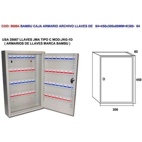 avl caja armario archivo llaves de   64 300x240x75mm k300-60