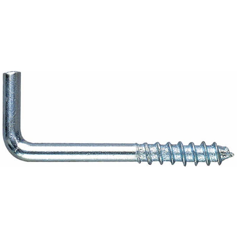 Schraubhaken aus verzinktem Stahl - 22 x 120 (6 x 97 x 25) - Packung mit 50