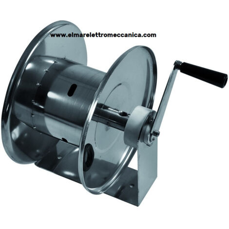 AVM 9002 20 mt 200 BAR Avvolgitubo manuale acciaio INOX idropulitrice