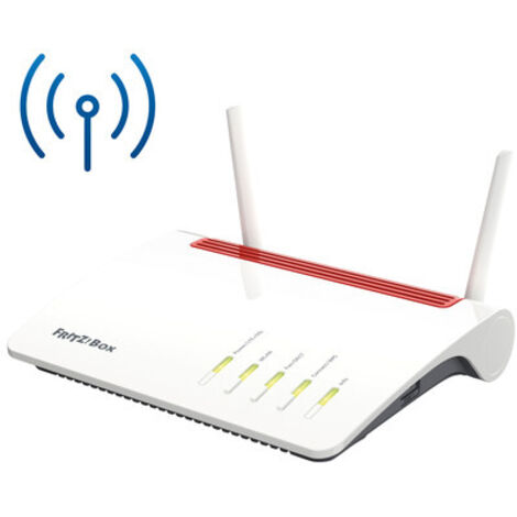 AVM FRITZBox 6890 LTE Router 4G Dual-band Gigabit Ethernet Rosso e Bianco