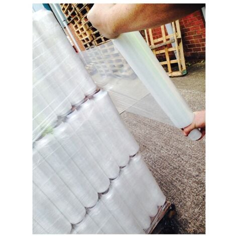 Avon 390MMX300M 6MU Prestretched Stretch Wrap Roll Extended Core Clear