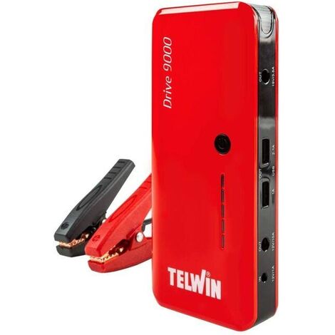 Avviatore caricabatterie power bank Telwin DRIVE 9000 multifunzione portatile