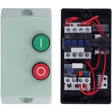 Avviatore magnetico per motore elettrico IP55, interruttore di controllo avviamento motore impermeabile, monofase 220-230 V, trifase 380-400 V