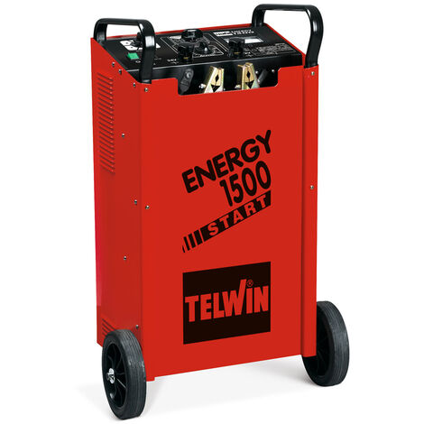 AVVIATORE STARTER CARICABATTERIE ENERGY 1500 START 12V/24V X BATTERIE WET TELWIN