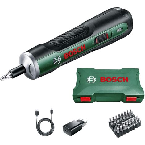 Bosch GO 3 Avvitatore A Batteria - Set Completo Con 8 Bits, Portapunte E Cavo USB-C - Foto 3