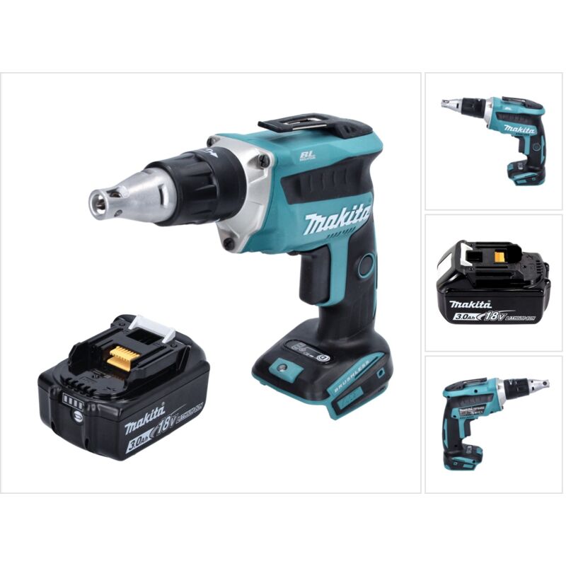 Avvitatore a batteria Makita dfs 452 F1 18 v Brushless + 1x batteria 3,0 Ah - senza caricabatterie