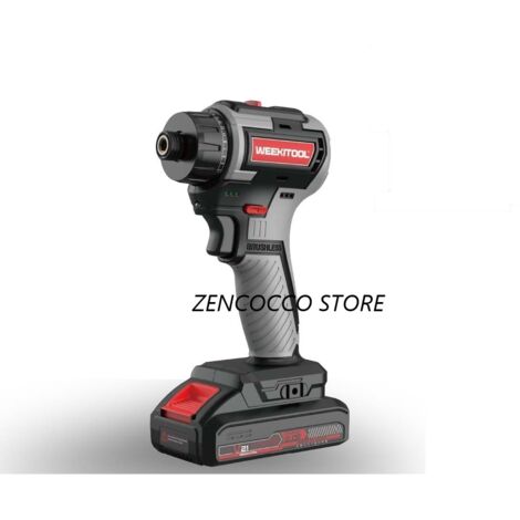 AVVITATORE A IMPULSI 2 BATTERIE max 21V 2.0Ah caricabatterie e custodia NW-S5213