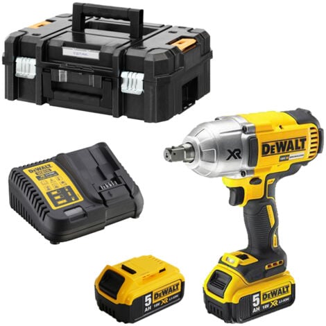 DeWalt DCF899P2-QW - Vite a percussione senza spazzole 18V - XR LI-ION - 1/2 High Torque 950Nm Li-Ion 5,0Ah con custodia TSTAK