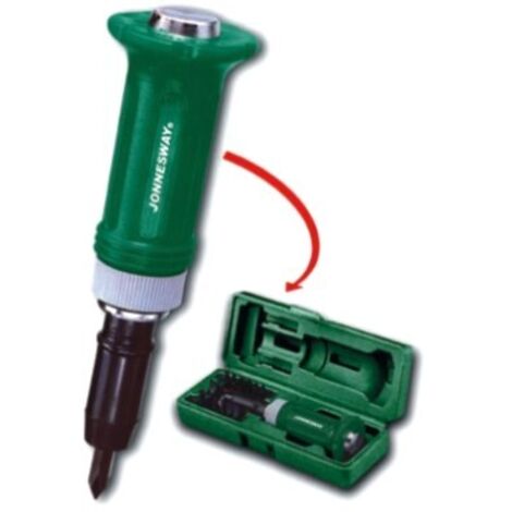Avvitatore a impulsi da 1/2" con custodia e set di 13 punte