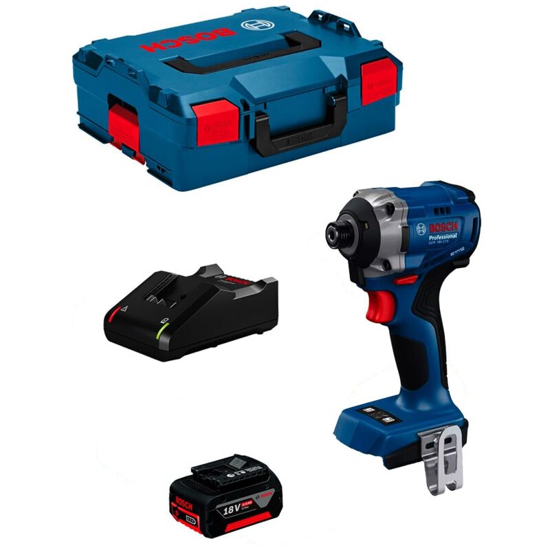 Avvitatore a massa BOSCH GDR 18V-215 (1 x 5,0 Ah + GAL18V-80 + L-Boxx 136)